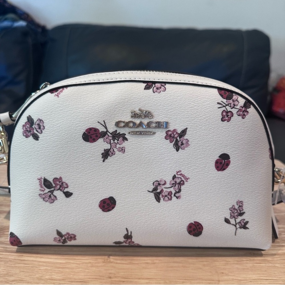 Coach Madi Crossbody w/Ladybug Floral Design